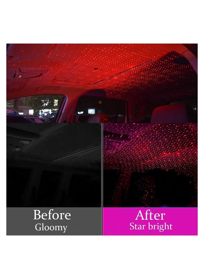 Car roof USB Star Night decorative  Lights Usting Flexible USB Night Lamp Fit All Cars Ceiling Roof Star Lights Interior Ambient Atmosphere for Bedroom Decorations Party Walls - Plug and Play - Image 3