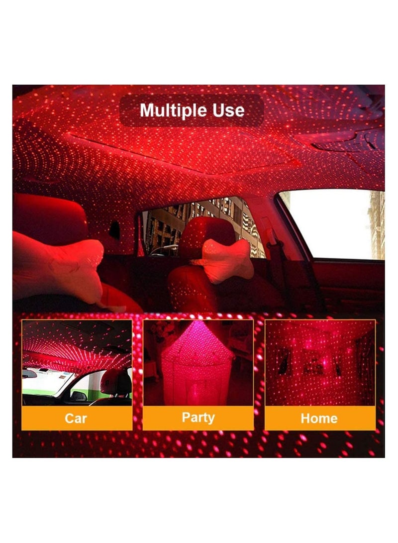 Car roof USB Star Night decorative  Lights Usting Flexible USB Night Lamp Fit All Cars Ceiling Roof Star Lights Interior Ambient Atmosphere for Bedroom Decorations Party Walls - Plug and Play - Image 2