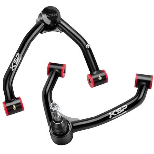 KSP PERFORMANCE KSP 0-2" OEM Upper Control Arms fit Silverado Sierra 1500 2007-2018, Adjustable UCA Compatible With Chevy GMC Tahoe Suburban Avalanche Yukon, Replace Factory/Stock Part# RK80669/70 521023/024 25812725 - Image 1