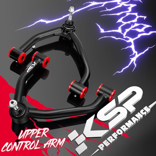 KSP PERFORMANCE KSP 0-2" OEM Upper Control Arms fit Silverado Sierra 1500 2007-2018, Adjustable UCA Compatible With Chevy GMC Tahoe Suburban Avalanche Yukon, Replace Factory/Stock Part# RK80669/70 521023/024 25812725 - Image 5