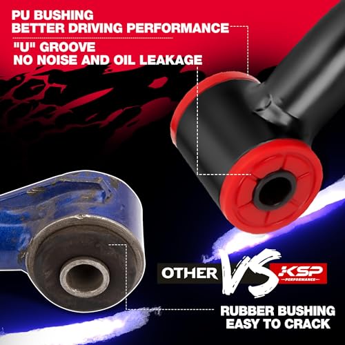 KSP PERFORMANCE KSP 0-2" OEM Upper Control Arms fit Silverado Sierra 1500 2007-2018, Adjustable UCA Compatible With Chevy GMC Tahoe Suburban Avalanche Yukon, Replace Factory/Stock Part# RK80669/70 521023/024 25812725 - Image 4