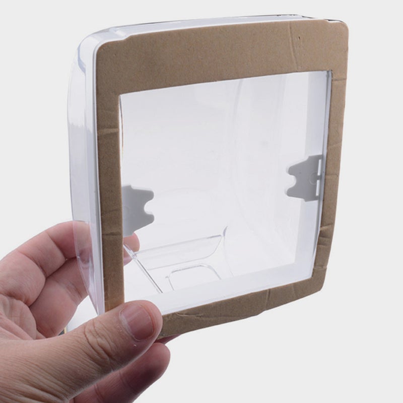 2pcs Doorbell Cover Transparent Rainproof Doorbell Cover Doorbell Protector - Image 2