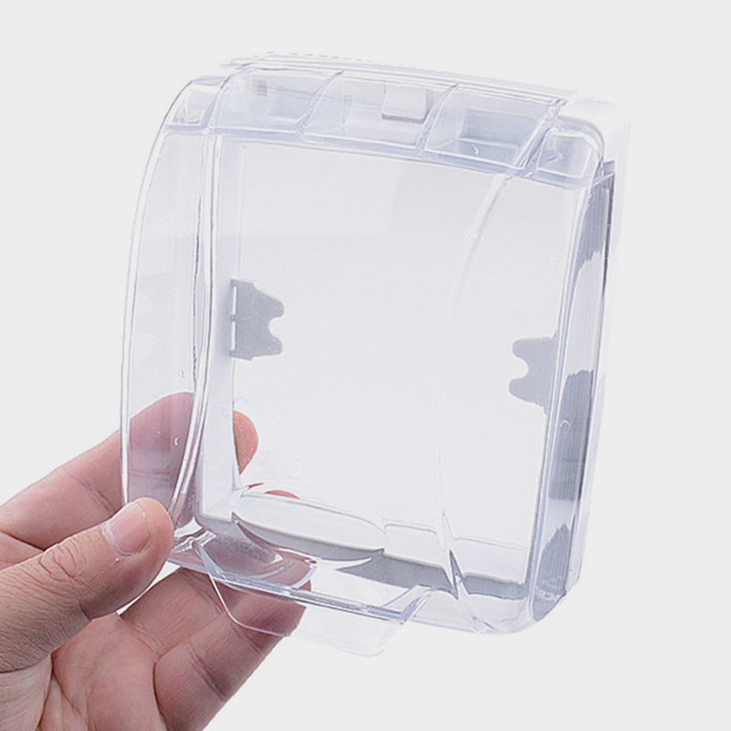2pcs Doorbell Cover Transparent Rainproof Doorbell Cover Doorbell Protector - Image 1