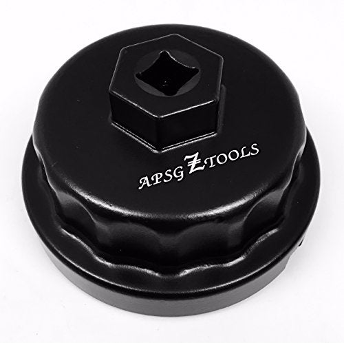 APSG OIL FILTER WRENCH TOOL Cartridge Housing Cap Cover Compatible with SELECT Camry Corolla Avalon RAV4 Tacoma Highlander Sienna Venza 4runner Prius Sequoia Tundra Ct ES 300 350 GS LS RX300 - Image 1