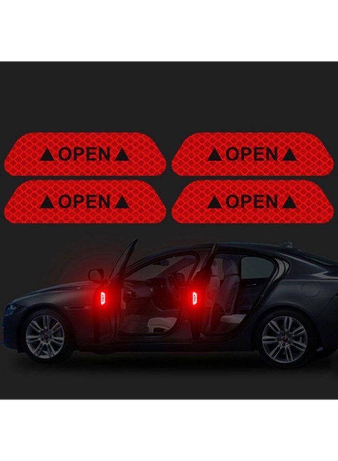 Generic 4-Piece Luminous Car Tape for Night Safety 
