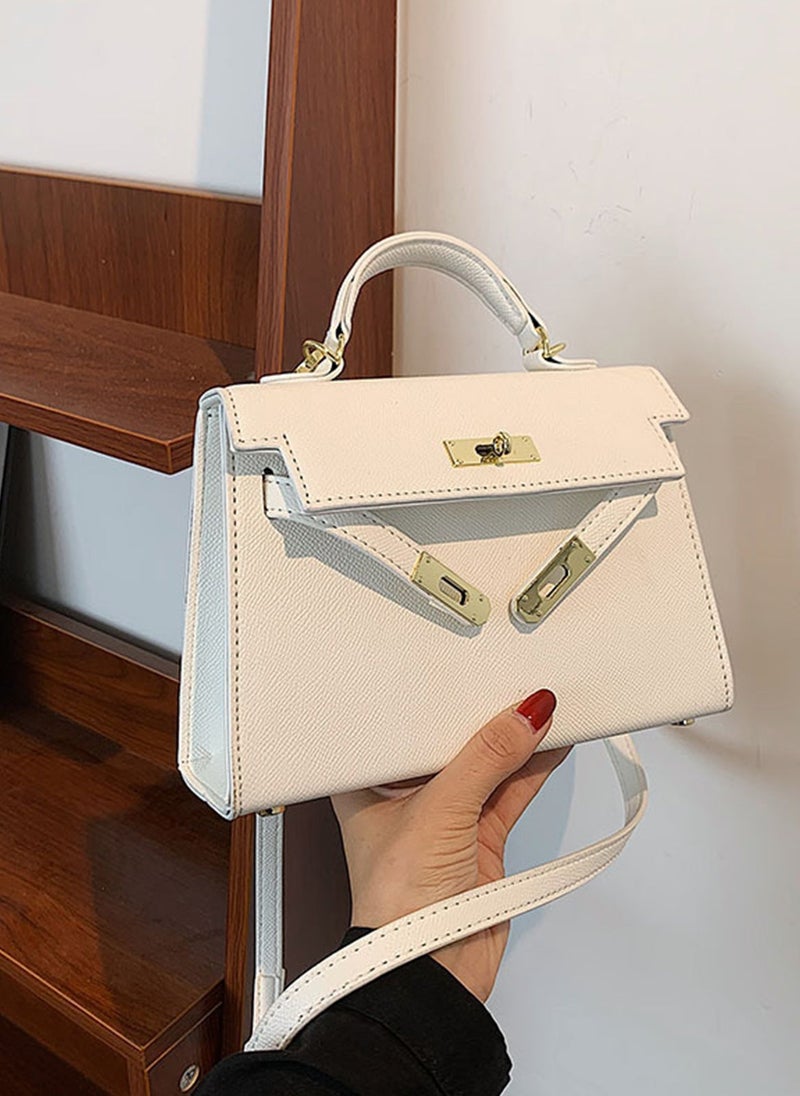 ETG Women's Fashionable Kelly Bag Portable Shoulder Bag 19*7*21CM - Image 2