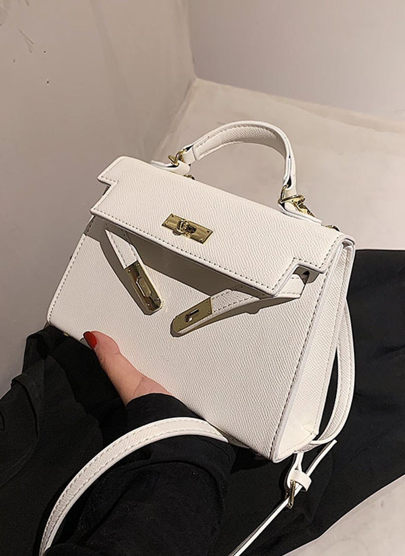 ETG Women's Fashionable Kelly Bag Portable Shoulder Bag 19*7*21CM - Image 3