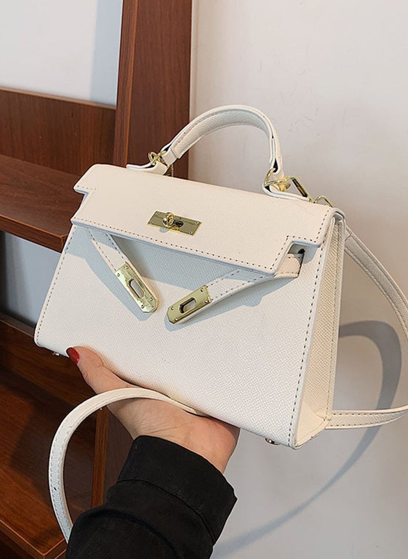 ETG Women's Fashionable Kelly Bag Portable Shoulder Bag 19*7*21CM - Image 4