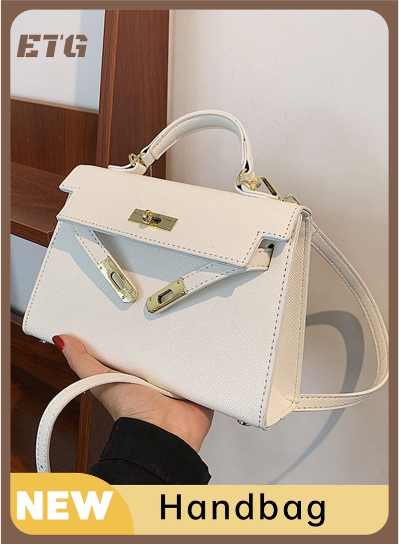 ETG Women's Fashionable Kelly Bag Portable Shoulder Bag 19*7*21CM - Image 1