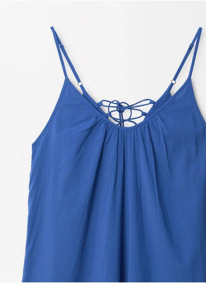 PARFOIS Cotton Midi Dress
