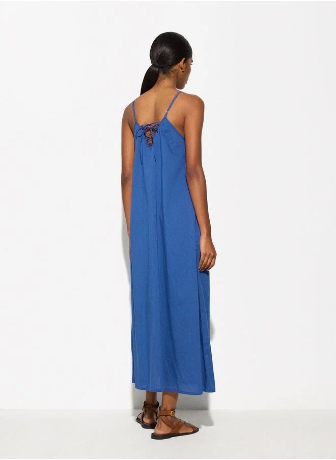 PARFOIS Cotton Midi Dress