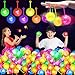 SHQDD 200PCS Light Up Ball Bouncy Balls for Kids 6 Colors LED Flashing Squeaky Ball 22inch Sensory Fidget Toys Glow in The Dark Party Supplies Neon Party Favors for Student Gifts School Rewards - Image 2