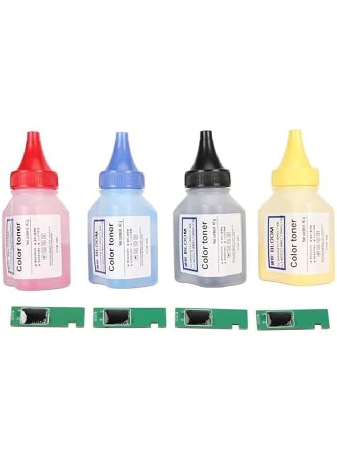 طقم إعادة تعبئة حبر الطابعة العالمي عالي الجودة من مادة PVC متوافق مع W2060A W2061A W2062A W2063A - Image 1