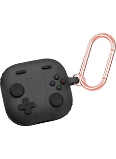 Protective Cover For Airpods 4 Case Cool Video Game Controller Shape Soft Silicone Headphone Case Skin Cover With Keychain Anti Scratch Shockproof Protective Case For Airpods 4