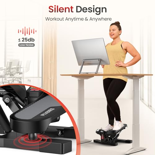 FLYBIRD Stair Stepper Machine with Resistance Bands for Home Workout, 350 LBS Capacity Twisting Stepper for Cardio, Legs, Hips & Glutes, Fitness Equipment for Men and Women - Image 4