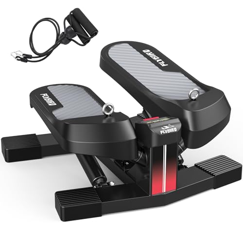 FLYBIRD Stair Stepper Machine with Resistance Bands for Home Workout, 350 LBS Capacity Twisting Stepper for Cardio, Legs, Hips & Glutes, Fitness Equipment for Men and Women - Image 1