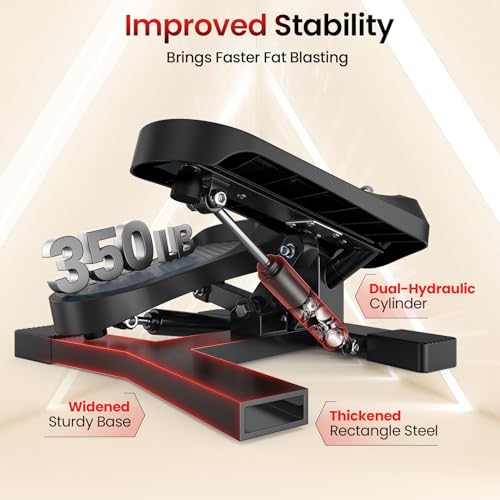 FLYBIRD Stair Stepper Machine with Resistance Bands for Home Workout, 350 LBS Capacity Twisting Stepper for Cardio, Legs, Hips & Glutes, Fitness Equipment for Men and Women - Image 3