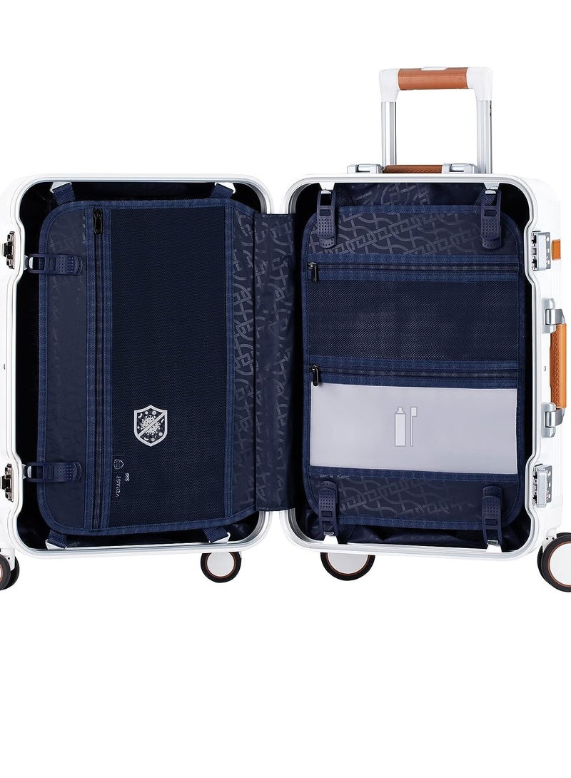 Verage  Aluminum 25 Inch Suitcase Hardside Spinner Luggage - Image 5
