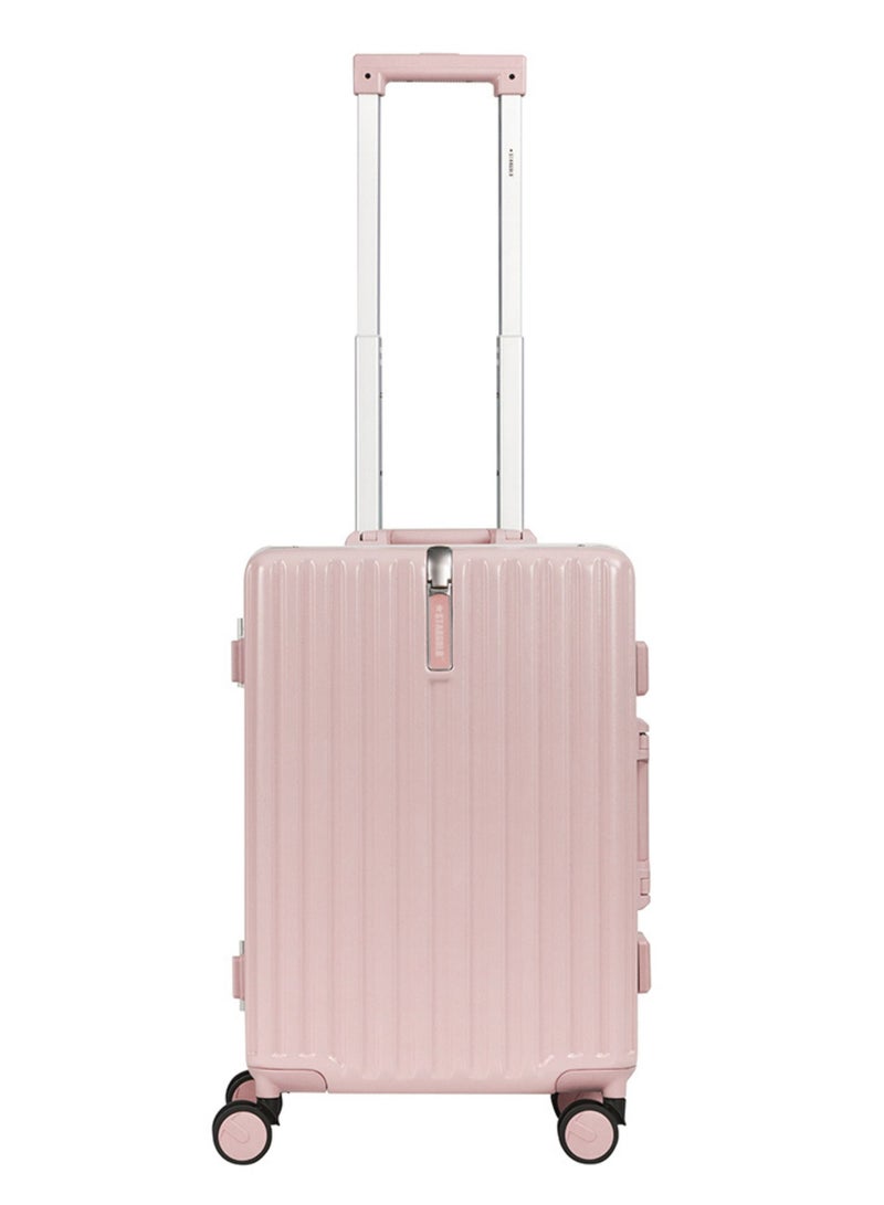 ستارجولد حقيبة الأمتعة TPC حقيبة جانبية صلبة بعجلات دوارة 360 درجة وحقيبة سفر بنظام قابل للقفل - Image 1