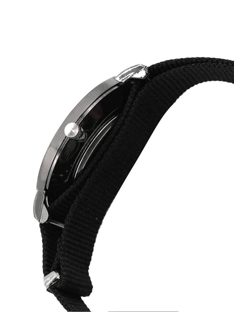 Joker & Witch Men Analogue Phile 40mm Black Dial 20mm Synthetic Strap Watch - Image 3