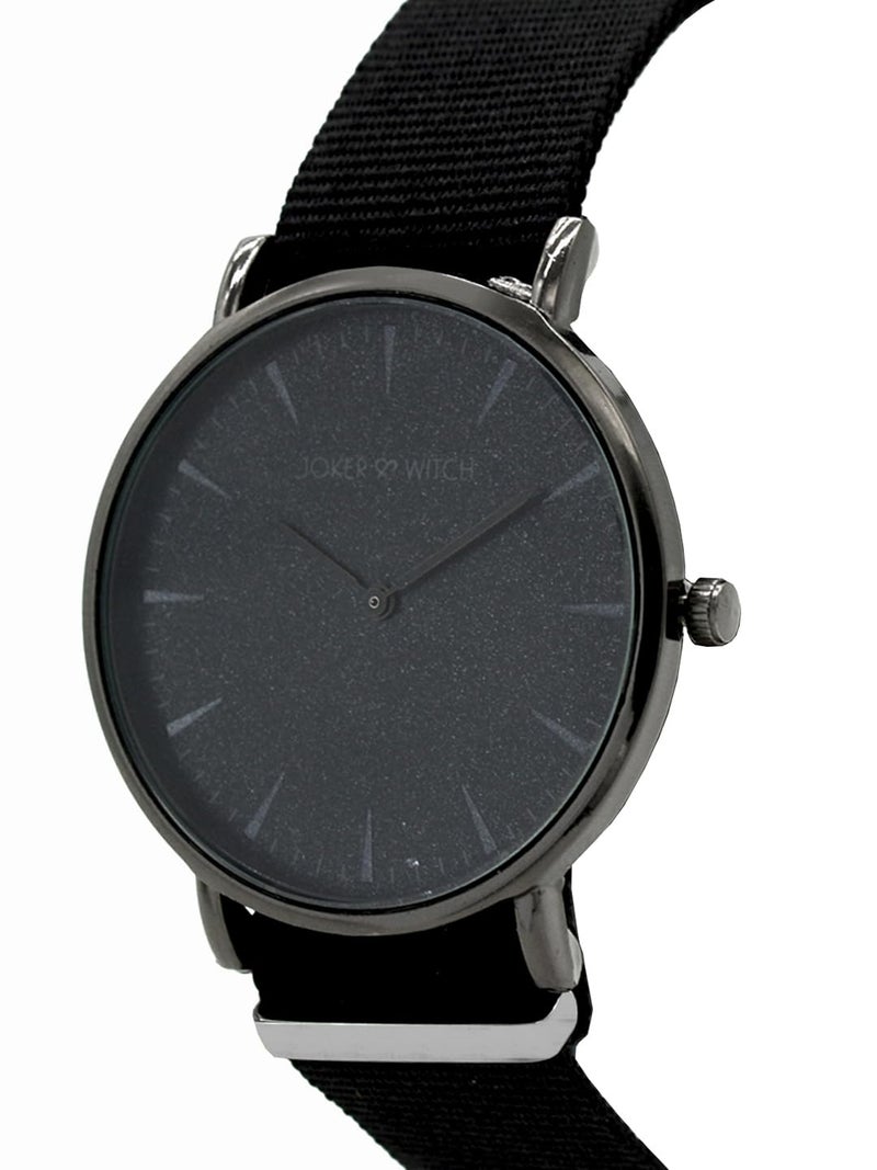 Joker & Witch Men Analogue Phile 40mm Black Dial 20mm Synthetic Strap Watch - Image 2