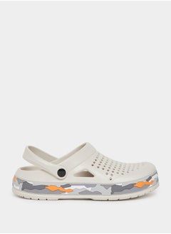 Styli Graphic Camo Heel Strap Clogs  - Image 1