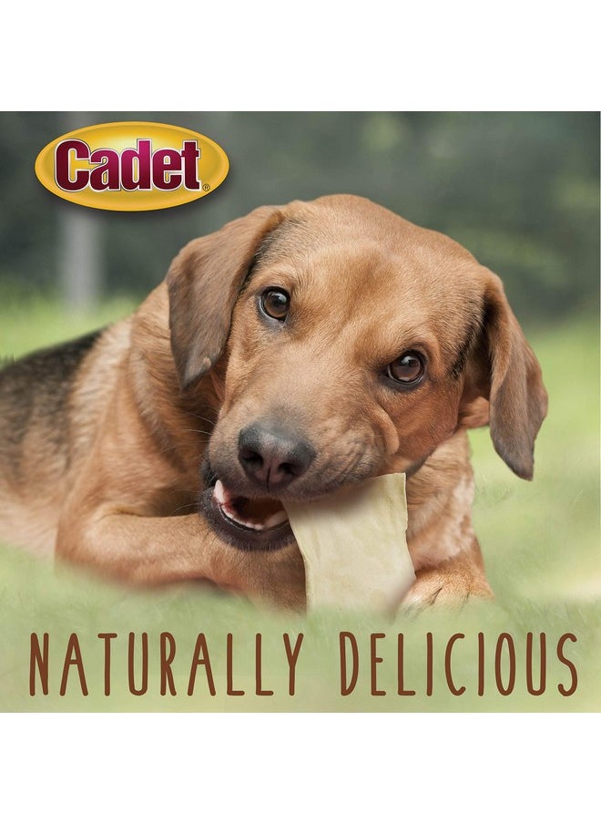 Cadet Cadet Premium Grade Beef Hide for Dogs, Rawhide Long Lasting Dog Chews, Chips, Curls & Rolls for Small/Medium/Large Dogs  - Image 5