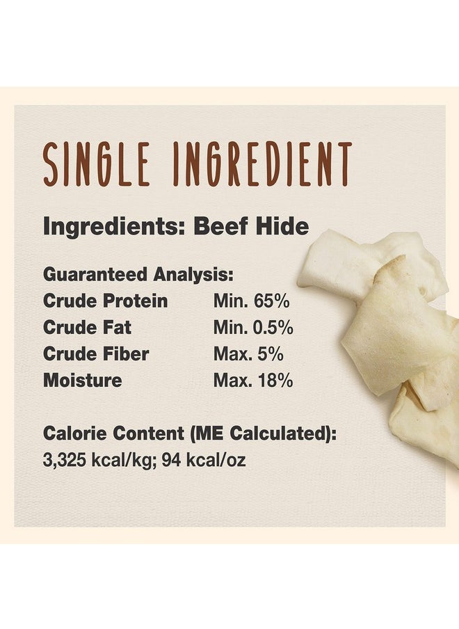 Cadet Cadet Premium Grade Beef Hide for Dogs, Rawhide Long Lasting Dog Chews, Chips, Curls & Rolls for Small/Medium/Large Dogs  - Image 4