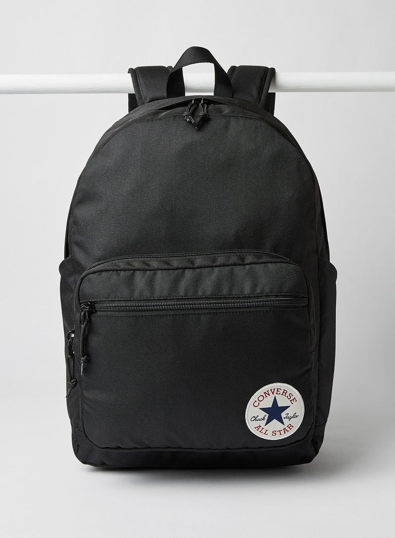 CONVERSE Go 2 Backpack Unisex Adult Casual Straight Edge Classic Black - Image 1