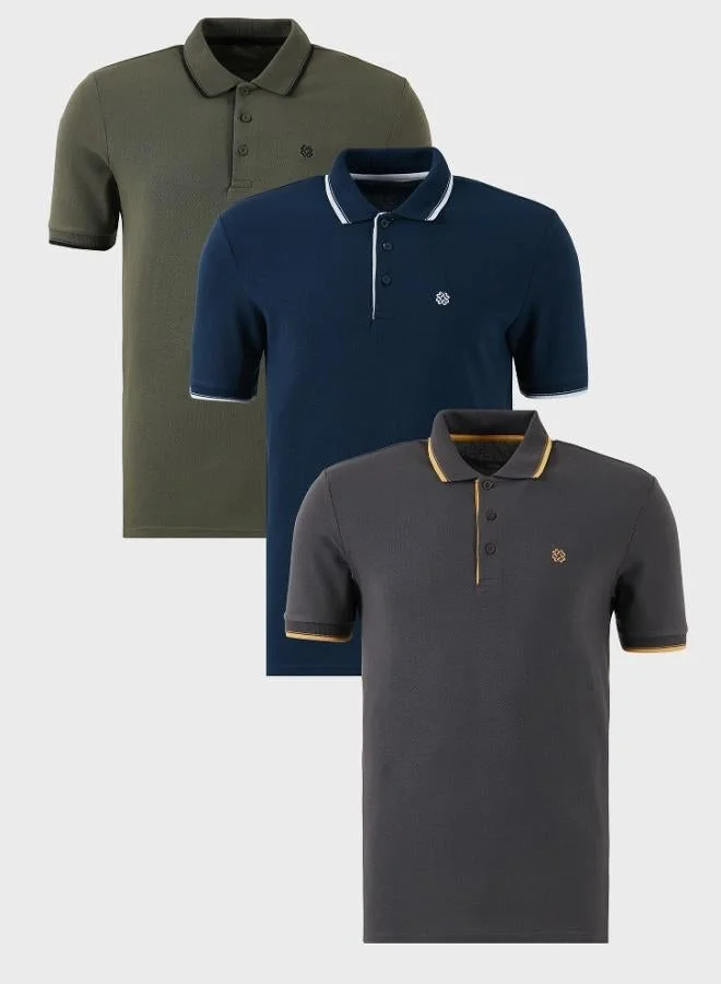 بوراتي تيشيرت رجالي قطن بولو  قطع