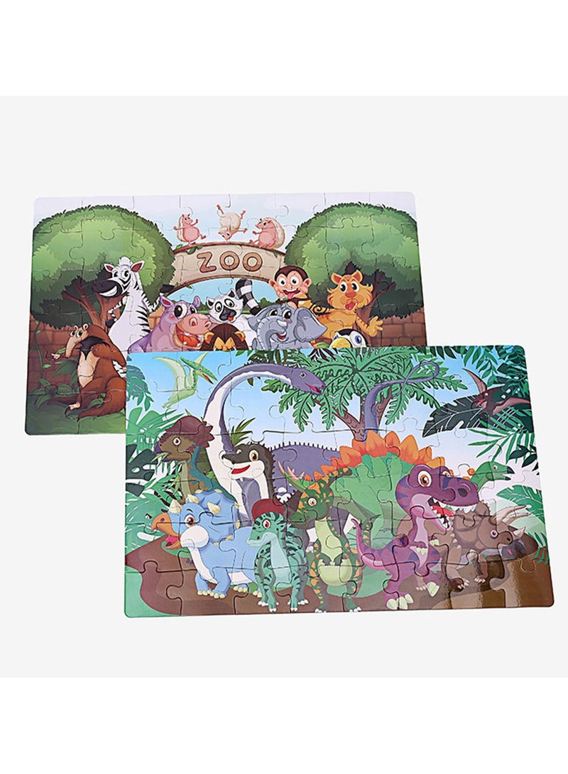 Jumbo Floor Puzzle for Toddlers – 48 Extra Large Pieces Featuring Zoo Animals and Insects – Safe and Educational Puzzle to Boost Cognitive and Motor Skills - Image 5