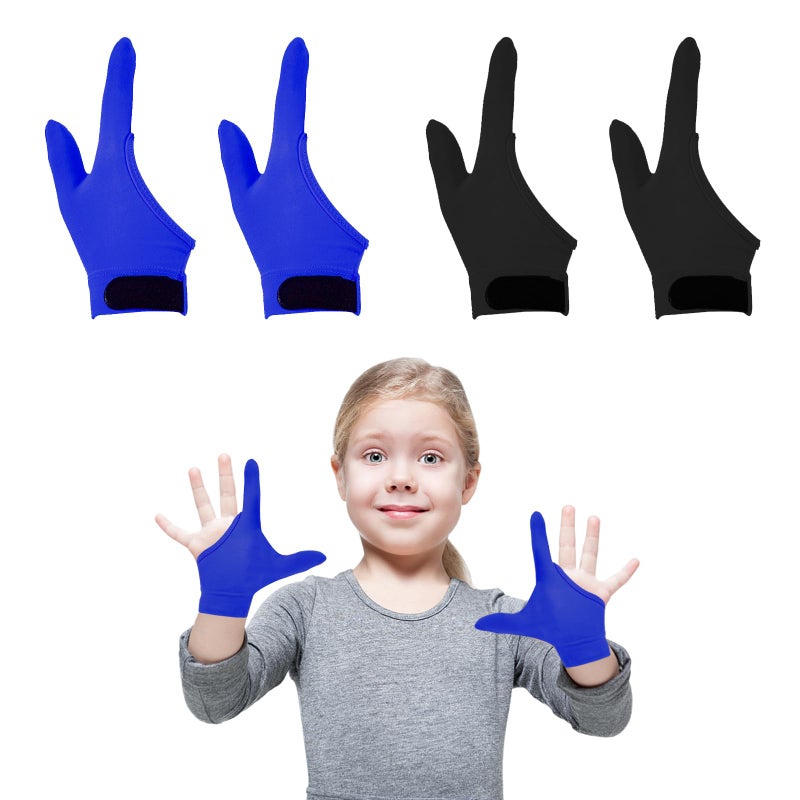Yxmeiguo Yxmeiguo 4pcs Thumb Sucking Guard Gloves Kids Anti Thumb Sucking Glove Chewy Compression Thumb Sucking Stop Nail Biting Finger Biting Glove for Kids Thumb Guard for Ages 512 