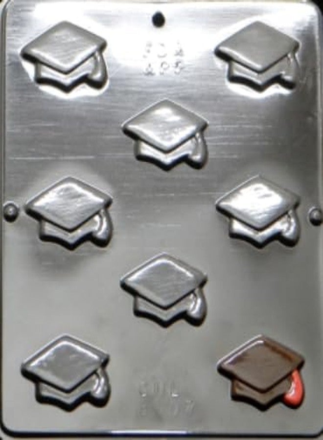 كاندي مولدز آند مور قالب حلوى شوكولاتة على شكل قبعة تخرج صغيرة الحجم 8007 من Candy Molds N More - Image 1