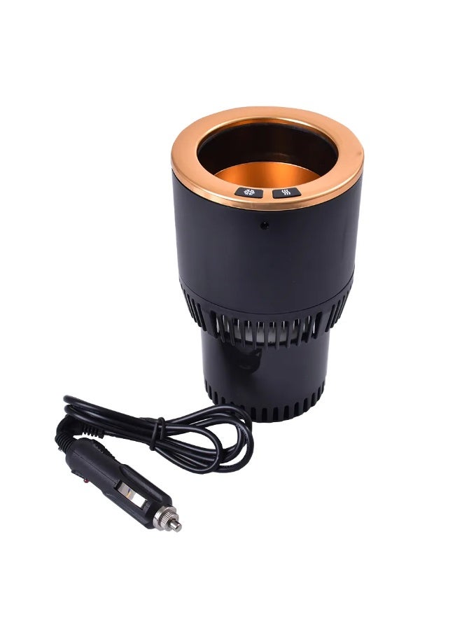 REBENUO Car Cooling and Heating Cup, Rapid Cooling and Heating Cup, 12V Heating Cup, Dual-purpose Cooling and Heating, Intelligent Heating and Cooling Car Milk Cup - Image 2
