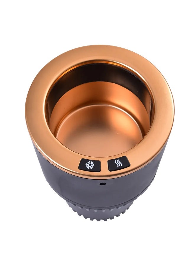 REBENUO Car Cooling and Heating Cup, Rapid Cooling and Heating Cup, 12V Heating Cup, Dual-purpose Cooling and Heating, Intelligent Heating and Cooling Car Milk Cup - Image 3