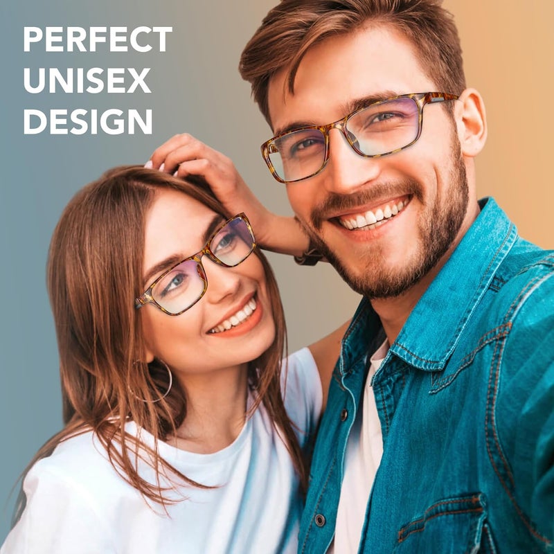 Benicci نظارات أنيقة لحجب الضوء الأزرق للنساء والرجال - تساعد في تخفيف إجهاد العين الرقمي والصداع الناتج عن الكمبيوترات والهواتف مع علبة - Image 5