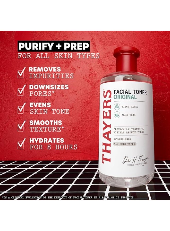 Thayers Alcohol-Free Original Witch Hazel Facial Toner With Aloe Vera Formula, 12 Oz - Image 3