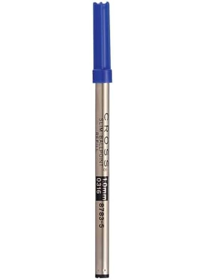 Cross Slim Ballpoint Pen Refill Medium Point Blue 1 Pack 8783 5 - Image 2