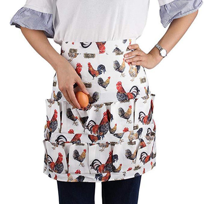 New Egg Apron Wish Stitching Waterproof Antifouling Pattern - Image 4