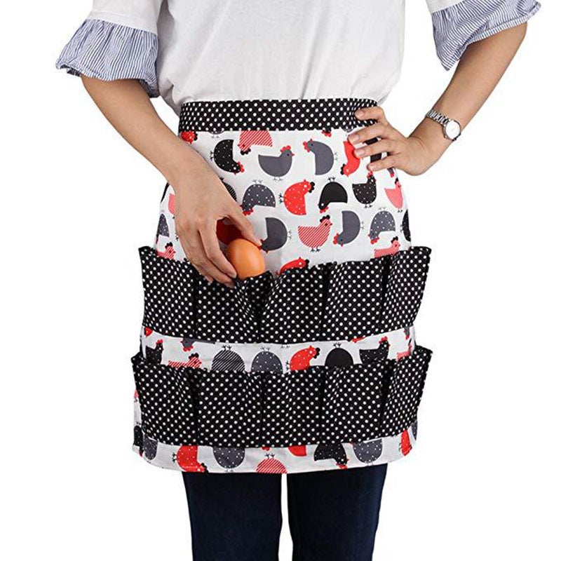 New Egg Apron Wish Stitching Waterproof Antifouling Pattern - Image 5