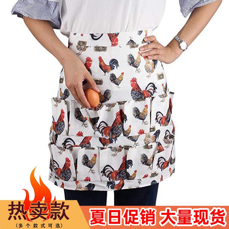 New Egg Apron Wish Stitching Waterproof Antifouling Pattern - Image 3