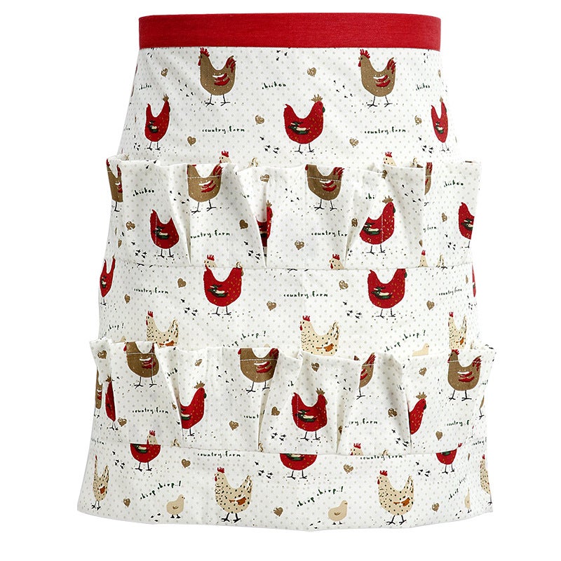 New Egg Apron Wish Stitching Waterproof Antifouling Pattern - Image 1