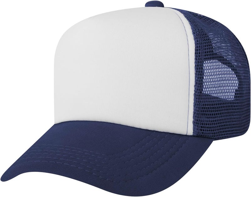 TopTie Kids 5 Panel Trucker Cap Mesh Snapback Hat Foam Front for Boys Girls Aged 3-7 Years Old - Image 2