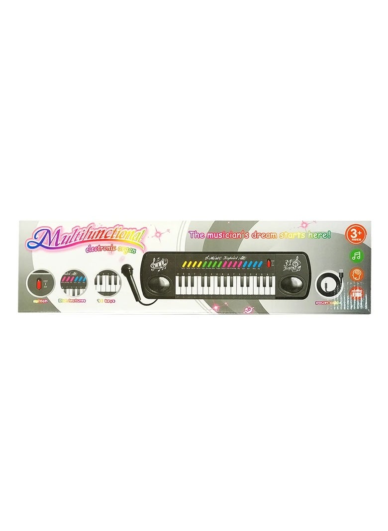 Generic 31 Keys Digital Electric Piano With Microphone Portable Electronic Keyboards Set  - Image 2