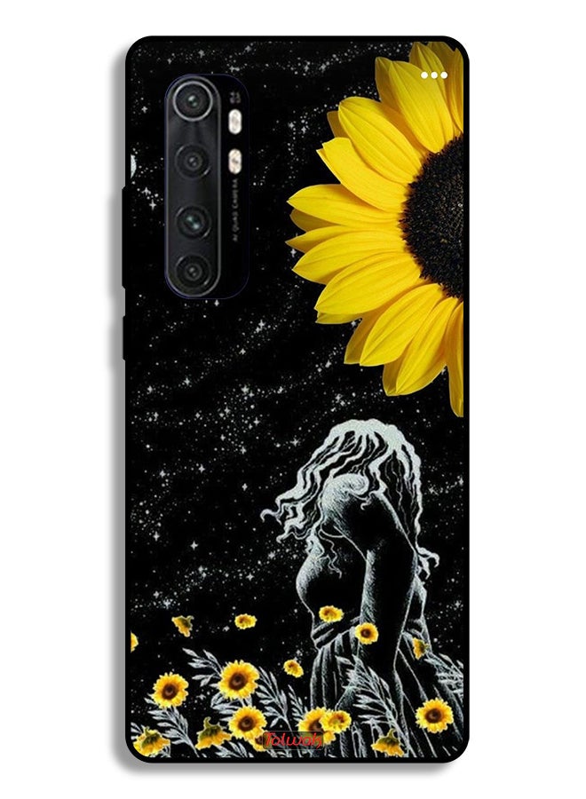 Tolwak Xiaomi Mi Note 10 Lite Protective Case Cover Girl Look At Moon Art - Image 2