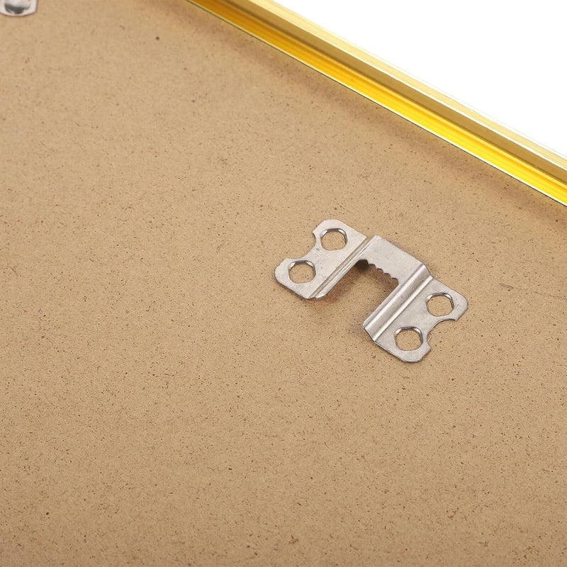 A3 Photo Frame Gold Aluminum Alloy Narrow Edge Wall-mounted Picture Frame for Posters and Certificates 29.7x42cm Decorative Metal Photo Holder for Home and Office - Image 4