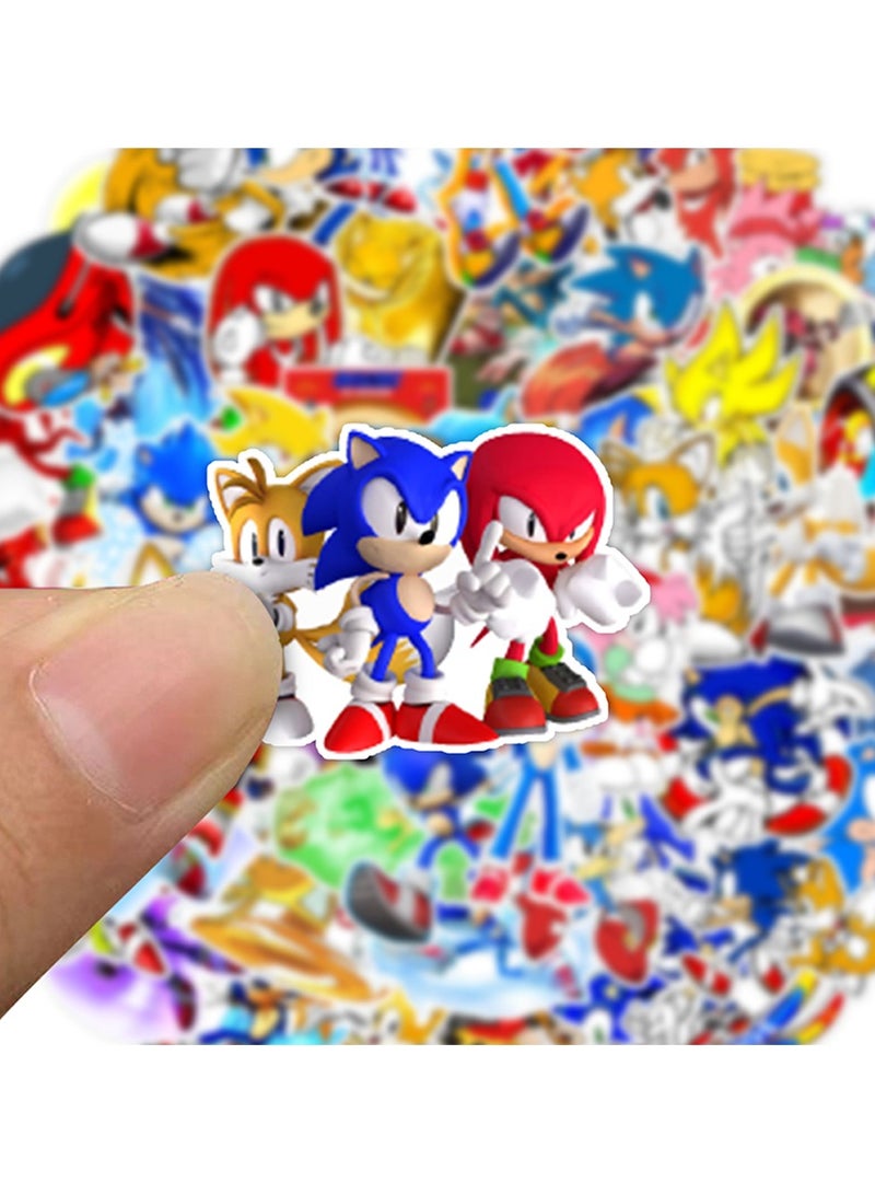 50-Piece Sonic the Hedgehog Stickers Waterproof Anime Vinyl Stickers for Laptop  - Image 5