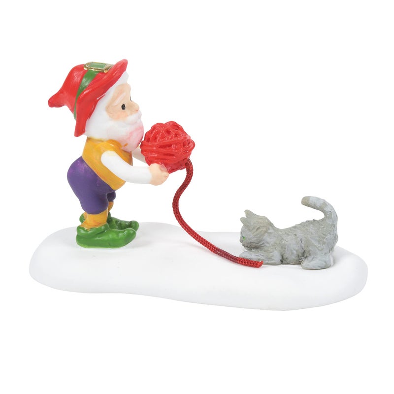 Department 56 Department 56 North Pole Village Accessories Kitten Tested for Best Mittens Figurine 157 Inch Multicolor 