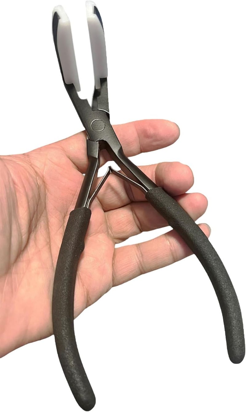 Miracle MIRACLE TapeIn Hair Extension Pliers  75Inch Sealing Tool for Hair Stylists  Flat Surface Sealing Clamp Plier for Tape Extensions 