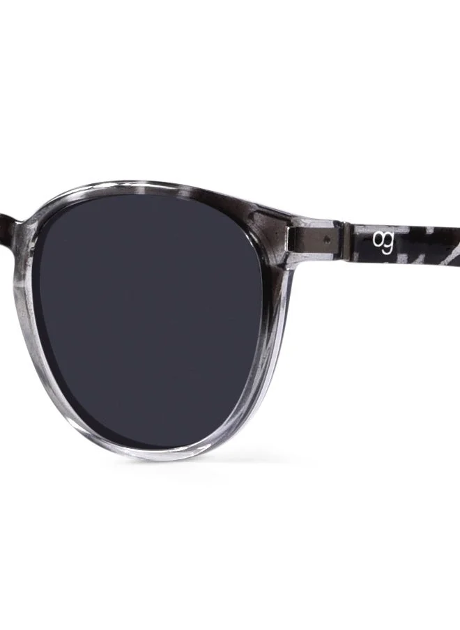 Woggles Shadowplay polarized round sunglasses